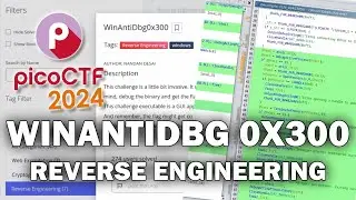 picoCTF 2024 - Reverse Engineering - WinAntiDbg0x300