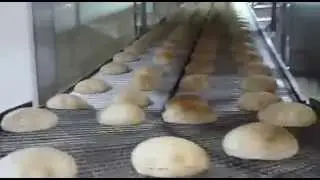 lebanese Arabic pita oven & cooling conveyors