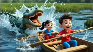 Row Row Row Your Boat | Pirate Ship to Mars | Magical 3D Kids Adventure
