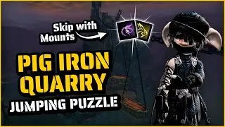 Pig Iron Quarry Jumping Puzzle & Mount Skip | Fireheart Rise JP in Guild Wars 2