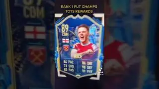 RANK 1 TOTS FUT CHAMPS REWARDS #shorts #fifa23 #tots