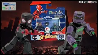Набор из 2 мини-фигурок Spider-Man Miles Morales & The Prowler от Diamond Select