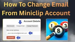 How To change Email From Miniclip Account / Miniclip Account ka Email kesey change kran