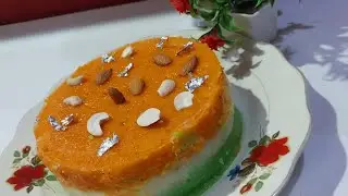 independence day special tricolor food recipes ll triranga ravva cake ll Indian flag colour food 😋