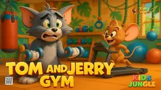 Tom & Jerry in the Gym 🏋️&zwj;♂️ | Funny 3D Cartoon for Kids | Kids Jungle