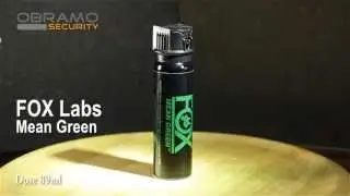 FOX Labs Mean Green Pfefferspray Nebel 89ml (Test und Anwendung) - OBRAMO Security