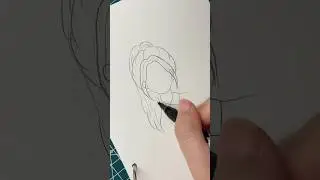tutorial menggambar rambut anime ikat satu | ponytail
