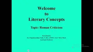 Roman Criticism