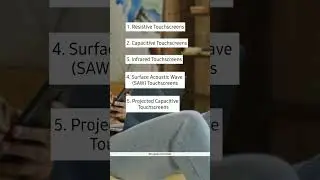 Various Types of touchscreens |Read Description #youtube #youtubeshorts #shorts #touch #screen #tech