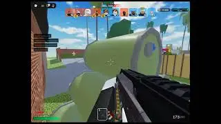 Playing Wierd Gun Game on Roblox