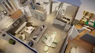 Interior View of 2 bedroom Apartment - Union Developers