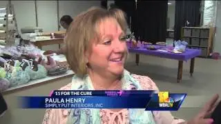 'Stitched with love' pillows provide comfort to cancer patients
