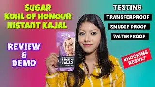 Sugar Cosmetics KOHL OF HONOUR Intense KAJAL-BLACK Full Details Review || Buy OR Not ? Eye Makeup