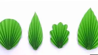 #PaperOrigami#PaperLeafMaking Paper leaves making/paper leaf/paper craft/Easy DIY Paper leaf making