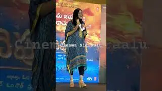 Beautiful Geetha Bhagat at Adipurush Success Meet #adipurush #kritisanon #omraut #anchorgeethabhagat