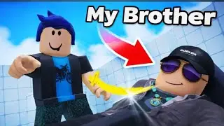 I 1v1'd my brother in Roblox Rivals