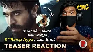 Acharya - Siddha Teaser | Реакция | Ram Charan , Chiranjeevi , Sonu Sood || RatpacCheck !