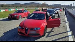 Raduno Alfa Race Project | Magione Autodromo dell'Umbria | 147 GTA onboard