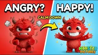 Angry Monster Song | Learn to Calm Down! Emotional Regulation for Toddlers