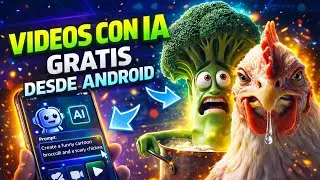 COMO Crear VIDEOS ANIMADOS con IA (100% GRATIS) Inteligencia Artificial con Android