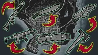 GTA 5 - All Secret Rare Weapon Locations (Rail Gun, Sniper Rifle & more)