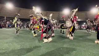 Junior men&rsquo;s Chicken dance FNL at Kainai pow wow 2024 (2)