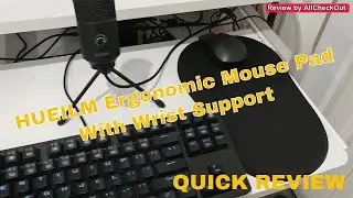 HUEILM Ergonomic Mouse Pad With Wrist Support For Pain Relief Quick Review