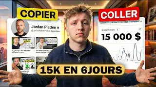 J'ai copié le funnel à 10M$ de ⁨@JordanPlatten⁩ et j’ai généré 15k en 6j sans closer