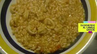 Sorpresa! Calamarata con riso.