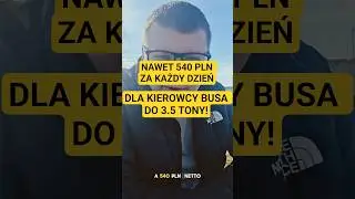 Ile zarabia kierowca busa do 3.5t ? #kierowca #transport #zarobki #praca #kierowcazawodowy