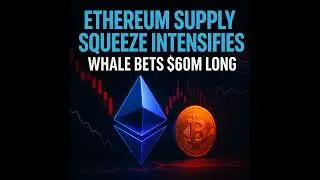 Ethereum Supply Squeeze Intensifies as Whale Bets $60M Long | Bitcoin Waits for Fed | Daily Crypt...