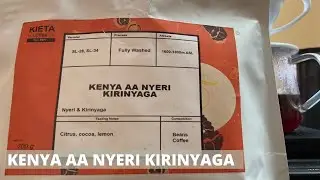 Brewing with V60 [KENYA AA NYERI KIRINYAGA by Kieta Coffee Roaster]
