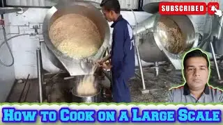 How to Cook food on a large scale with Steam || Steam Boiler Alhamdulillah FBL project
