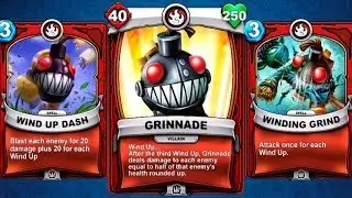 Grinnade (Boss) attacks and spells | Skylanders Battlecast
