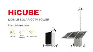 🚛 HiCUBE Solar Tower: Mobile, Stormproof & 30% More Efficient with Bifacial Panels!