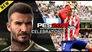 PES 2019 New Celebrations, Player Reactions, Referee Motions And Gameplay Features