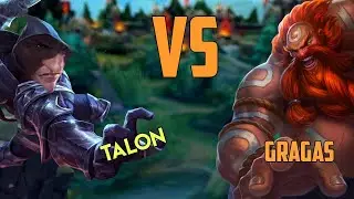 Gragas vs Talon || Full Gameplay