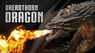 Dreadthorn Dragon | Animated Rigged 3D Model