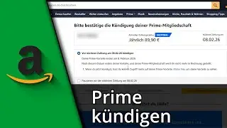 Amazon Prime k&uuml;ndigen ✅ Tutorial