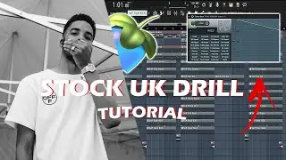 HOW I MAKE DARK UK DRILL BEATS WITH STOCK PLUGINS!! | FL STUDIO😈😰🔊