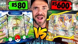 Caro vs Barato com Produtos Pokemon! Lucro ou Prejuízo?