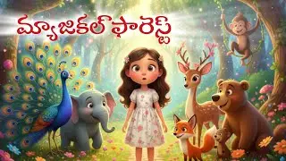 మ్యాజికల్ ఫారెస్ట్ లో రియా ✨ | Friendship Story for Kids | Telugu Moral Story