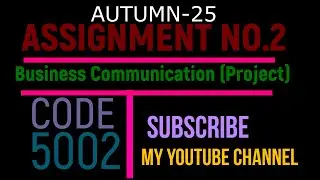 || PROJECT || AIOU SOLVED ASSIGNMEMTS || CODE 5002 || ASSIGNMEMT NO 2 || AUTUMN 2025 ||