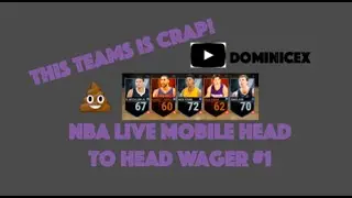 NBA Live Mobile Head To Head Wager #1!