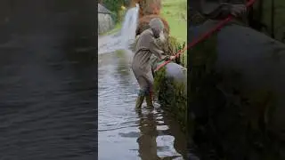 Unblocking a drain, got to be one of life&rsquo;s most satisfying jobs. #drainage #unblocking #flood #wet