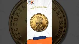 Victoria Restrike Proof Mohur 1878-C &ndash; A Royal Indian Coin #VictoriaRestrike #numismatics #coins