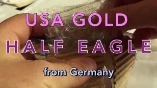 1905 $5 half eagle arrives from Germany. Rarer date and nice coin i think.