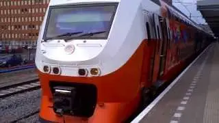 NS VIRM 9525(olympisch)+9558 vertrekken uit station 's-Hertogenbosch (7B)