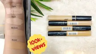 MAYBELLINE  FIT ME CONCEALER || PART - 1 || LIGHT TO MEDIUM SKINTONE