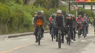 碓氷峠を駆け抜けるヒルクライム開催　群馬・安中市(25/10/26)